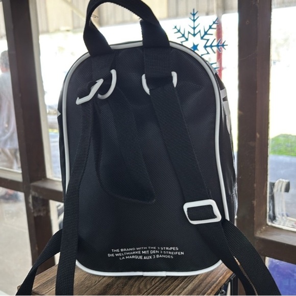 ADIDAS Black and White Mini Backpack, NWOT - Picture 2 of 3